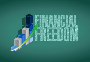 market investment financial freedom image