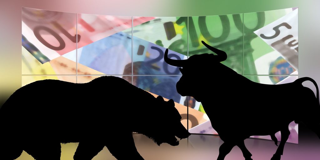 Investment stock exchange bull bear euro
